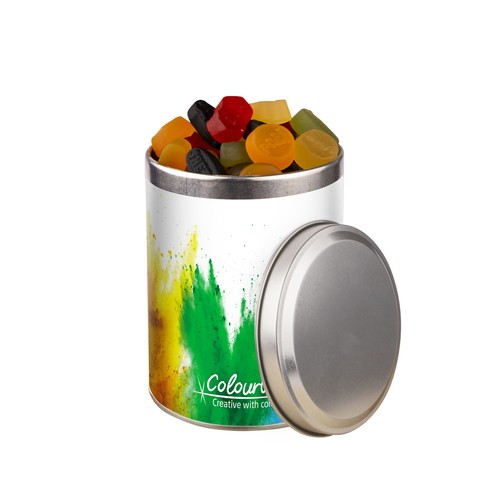 Medium round tin, 0.9 liters Medium round tin, 0.9 liters
