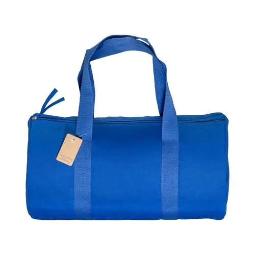 280 g/m2 recycled cotton sports/travel duffle bag