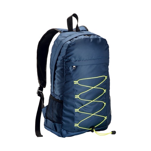 210D RIPSTOP polyester retractable backpack with 4 pockets whome two mesh side pockets
