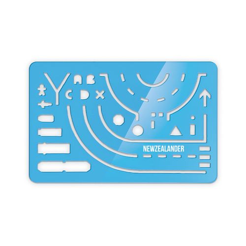 REGLA NORMOGRÁFICA CON BOLSA