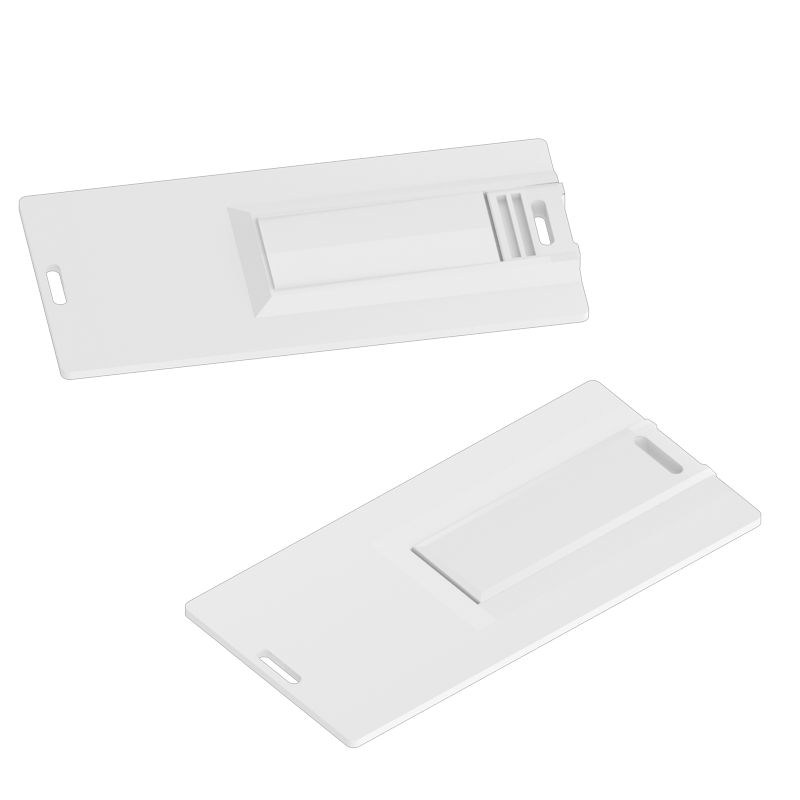 Chiave USB in plastica lucida ultrapiatta Flash Badge Small