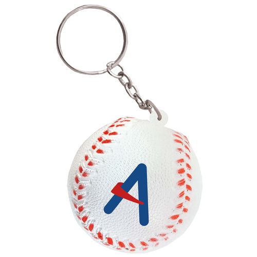 Porte-clés balle de baseball anti-stress Porte-clés balle de baseball anti-stress