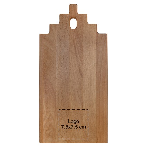 Beech board canal house stepped gable 35x17 cm Beech board canal house stepped gable 35x17 cm