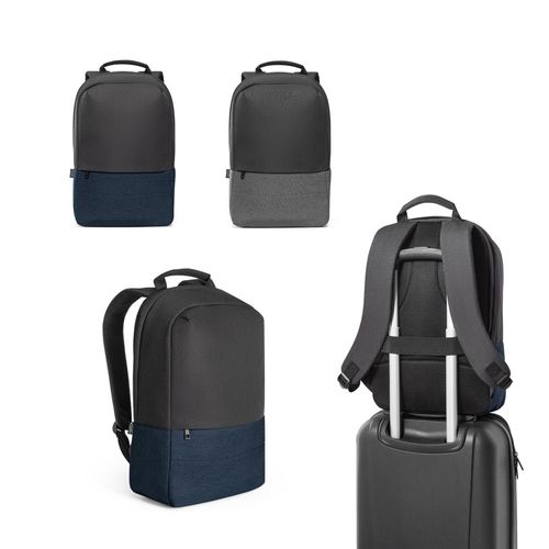 GENOA BPACK. Sac à dos antivol en polyester recyclé haute densité 600D GENOA BPACK. Sac à dos antivol en polyester recyclé haute densité 600D