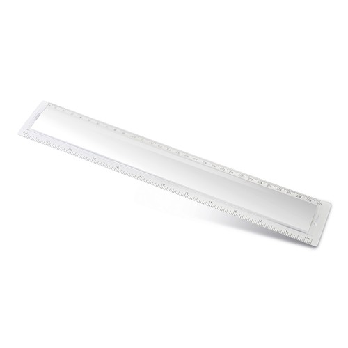 TRANSPARENT PLASTIC RULER