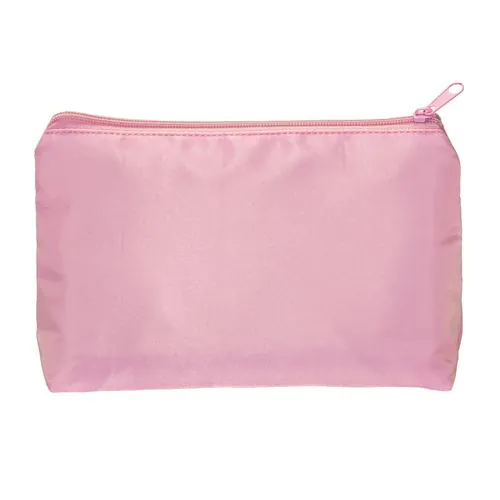 Soft polyester beauty case. Zipper closure and inner lining Soft polyester beauty case. Zipper closure and inner lining