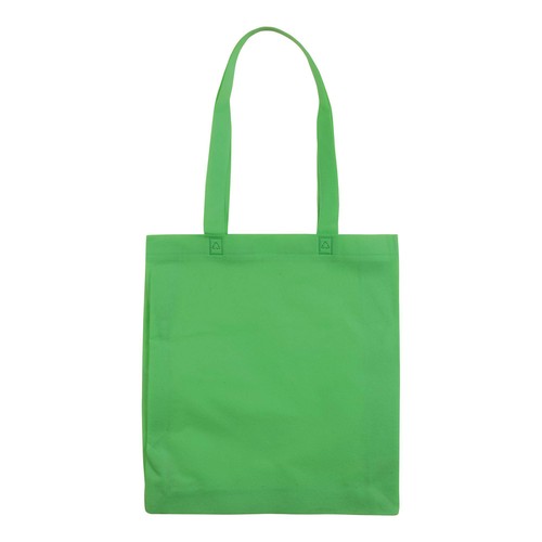 Bolsa de tejido sin tejer termosoldado, asas largas y fuelle Bolsa de tejido sin tejer termosoldado, asas largas y fuelle