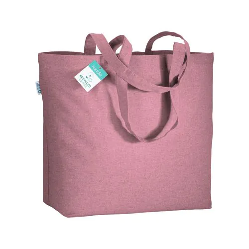 190 g/m2 recycled cotton shopping bag with long handles and gusset 190 g/m2 recycled cotton shopping bag with long handles and gusset