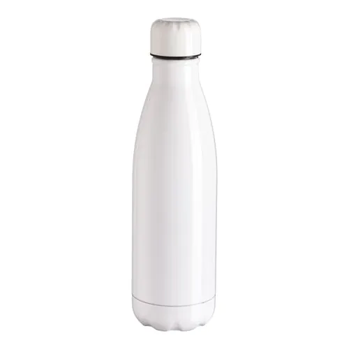 Bottiglia termica in acciaio inox, capacità 500 ml, per sublimazione Bottiglia termica in acciaio inox, capacità 500 ml, per sublimazione