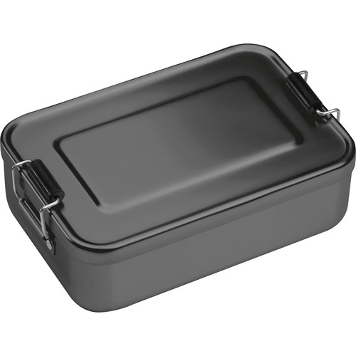 Aluminium lunch box with closure Aluminium lunch box with closure