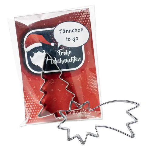 Baking-shape in bag - winter - comet
