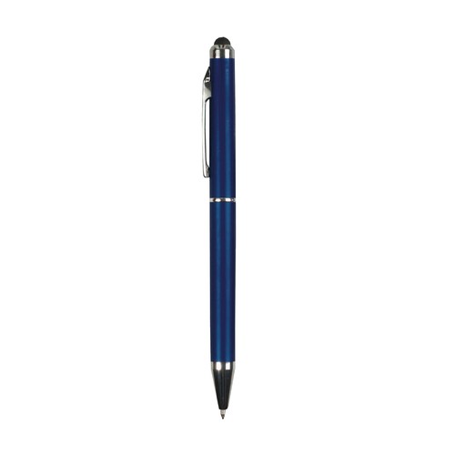 Penna twist in plastica con gommino per touch screen Penna twist in plastica con gommino per touch screen