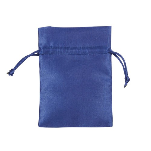 SACHET SATIN BLEU 100X140 MM SACHET SATIN BLEU 100X140 MM