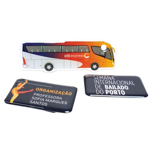 AIMANT PERSONNALISABLE BADGE ÉPOXY