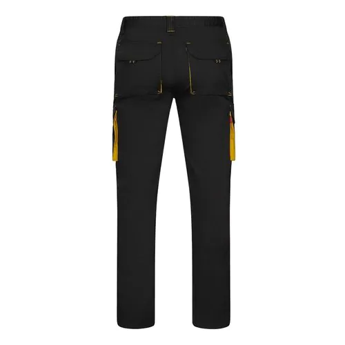 VL FIDES. Two-tone, multi-pocket stretch trousers (240g/m²), in cotton (46%), EME (38%) and polyester (16%) VL FIDES. Two-tone, multi-pocket stretch trousers (240g/m²), in cotton (46%), EME (38%) and polyester (16%)
