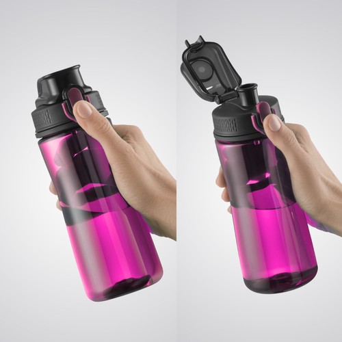 BOUTEILLE D'EAU NEON, 580 ml. BOUTEILLE D'EAU NEON, 580 ml.
