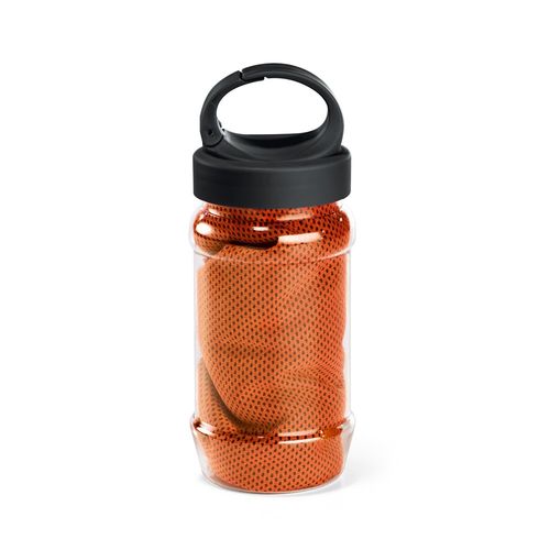 ARTX PLUS. Ensemble de bouteille en PP et PET et serviette de sport en polyamide et polyester