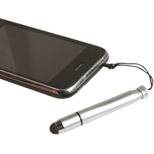 Plume telescopique pour écran tactile de metal  avec fiche pour ins rer dans la prise des