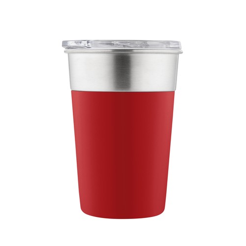 Metmaxx® "SteelColourCupComplete" thermo mug red Metmaxx® "SteelColourCupComplete" thermo mug red