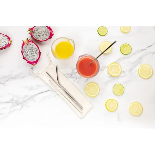 Reusable stainless steel 3 pcs straw set Reusable stainless steel 3 pcs straw set