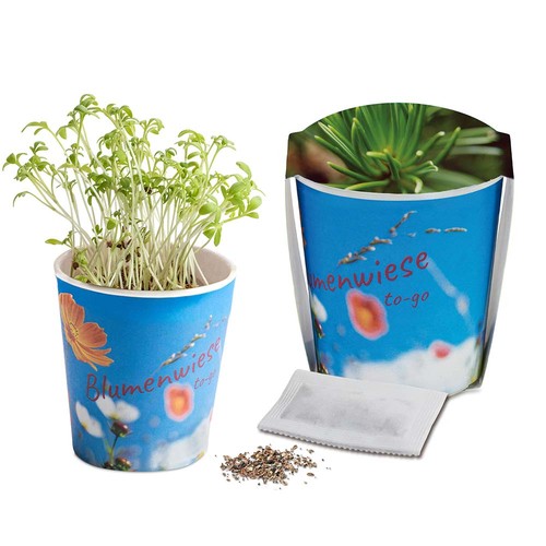 Flower meadow to-go - Spruce - custom print 4/0-color Flower meadow to-go - Spruce - custom print 4/0-color