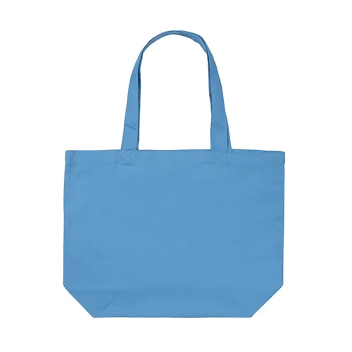 Impact Aware™ recycled canvas shopper met vakje 240gsm Impact Aware™ recycled canvas shopper met vakje 240gsm