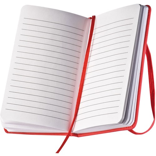 Carnet de poche avec marque-page et fermeture élastique Carnet de poche avec marque-page et fermeture élastique