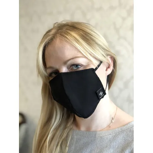 BLACK-BLACK cotton face mask BLACK-BLACK cotton face mask