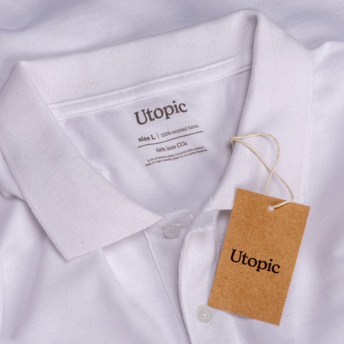 100% recycled fabric polo