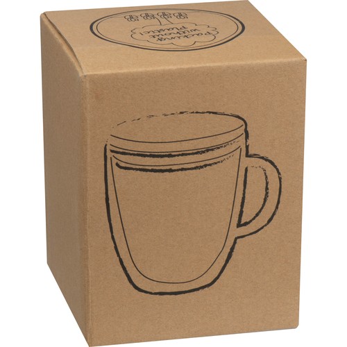 Dubbelwandig glas met greep - 350 ml