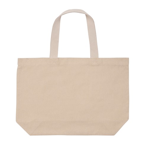 Impact Aware™ recycled canvas XL draagtas 240gsm ongeverfd Impact Aware™ recycled canvas XL draagtas 240gsm ongeverfd