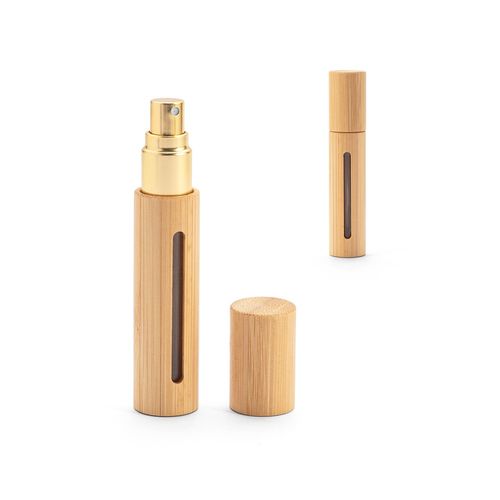 REESE. Refillable perfume atomizer with natural bamboo casing