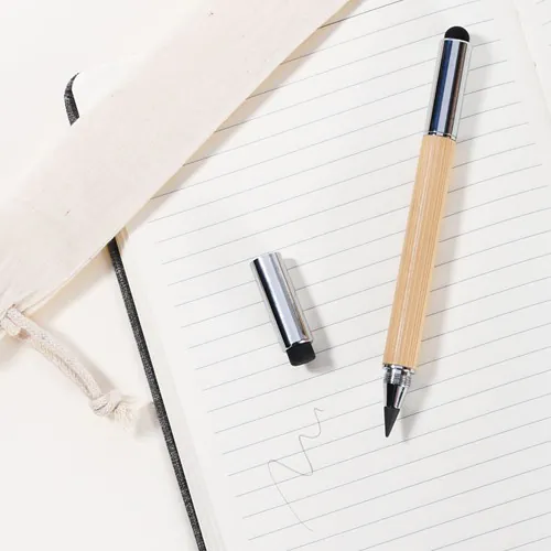 2 IN 1 PENCIL WITH METAL GRAPHITE TIP