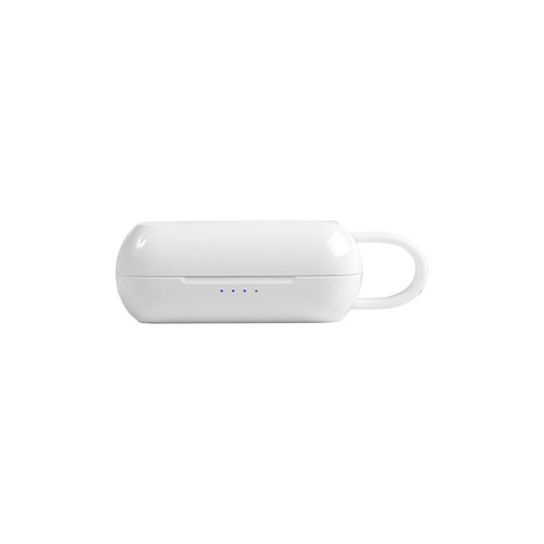 Bluetooth earbuds with charging box, with silicone handle and micro USB cable included