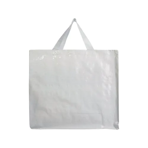 Bolsa de polipropileno laminado, asas cinta y fuelle Bolsa de polipropileno laminado, asas cinta y fuelle