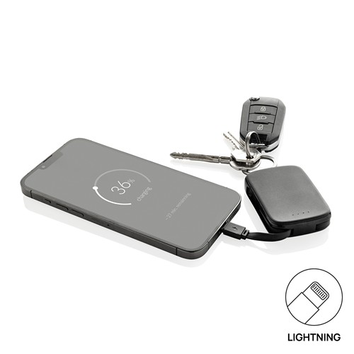 Nexo RCS keychain 2000 mah powerbank with integrated cables Nexo RCS keychain 2000 mah powerbank with integrated cables