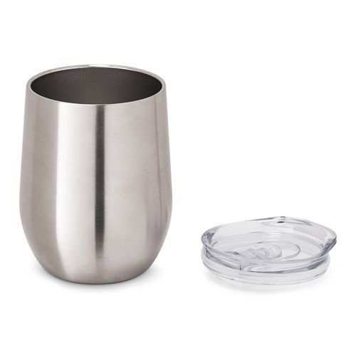 RONDE. Roestvrijstalen reisbeker 400 ml
