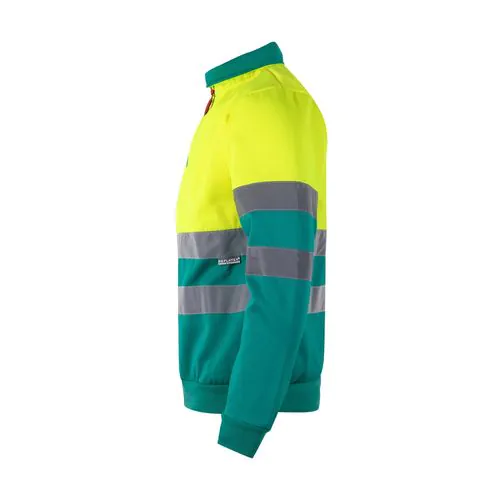 VL THOR. Sweatshirt bicolore (300g/m²) en polyester éponge (100%)