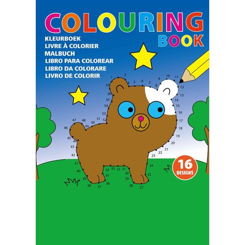 Libro da colorare per bambini Constanze