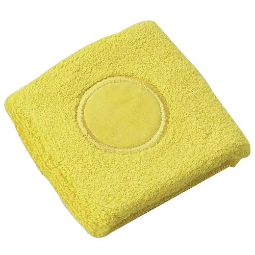 Customisable terry sweat wristband (75% cotton/10% nylon/15% spandex)