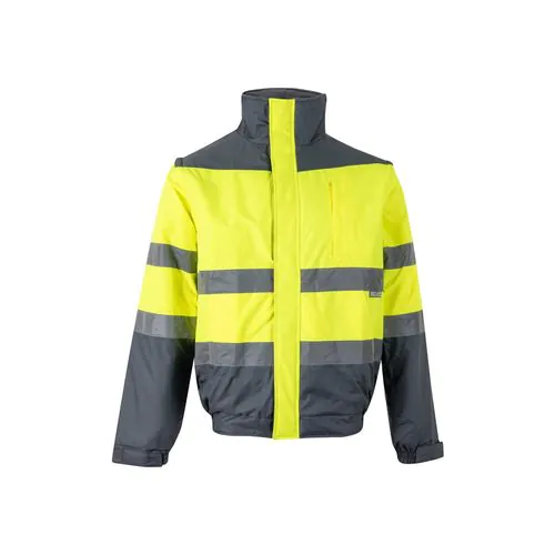 VL JUPITER. Two-tone padded jacket (180g/m²) in polyester (100%), with PU coating