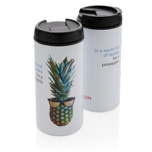 Mug Metro en acier inoxydable recyclé RCS
