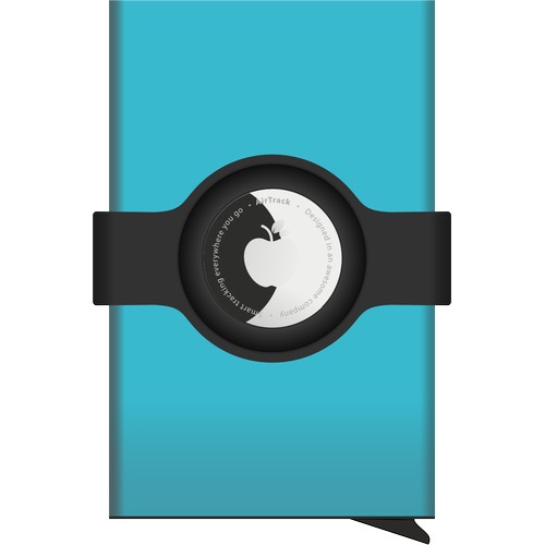 Custodia per carta di credito RFID con supporto per AirTag Custodia per carta di credito RFID con supporto per AirTag