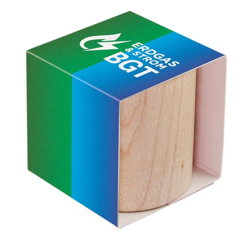 Pot rond en bois avec graines - Marguerite