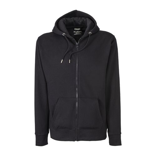 100% regenerated fabric unisex hooded sweatshirt