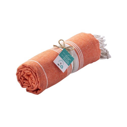 Serviette de plage / Paréo en coton recyclé de 180 g/m2