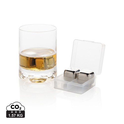 Re-usable stainless steel ice cubes 4pc Re-usable stainless steel ice cubes 4pc