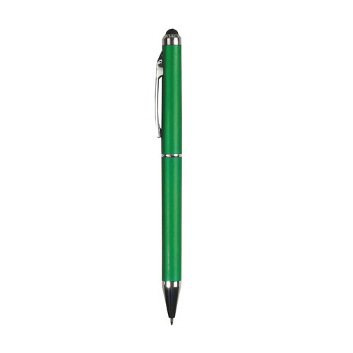 Penna twist in plastica con gommino per touch screen Penna twist in plastica con gommino per touch screen