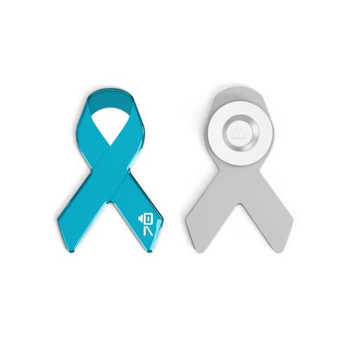 Pin in plastica, Fiocco , Stampa resinata Pin in plastica, Fiocco , Stampa resinata