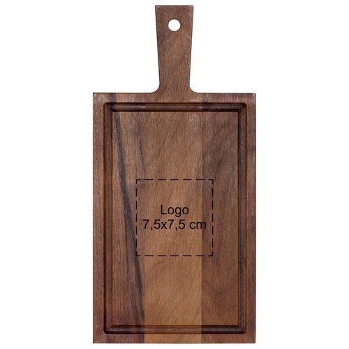 Walnut board with handle 33x16 cm Walnut board with handle 33x16 cm